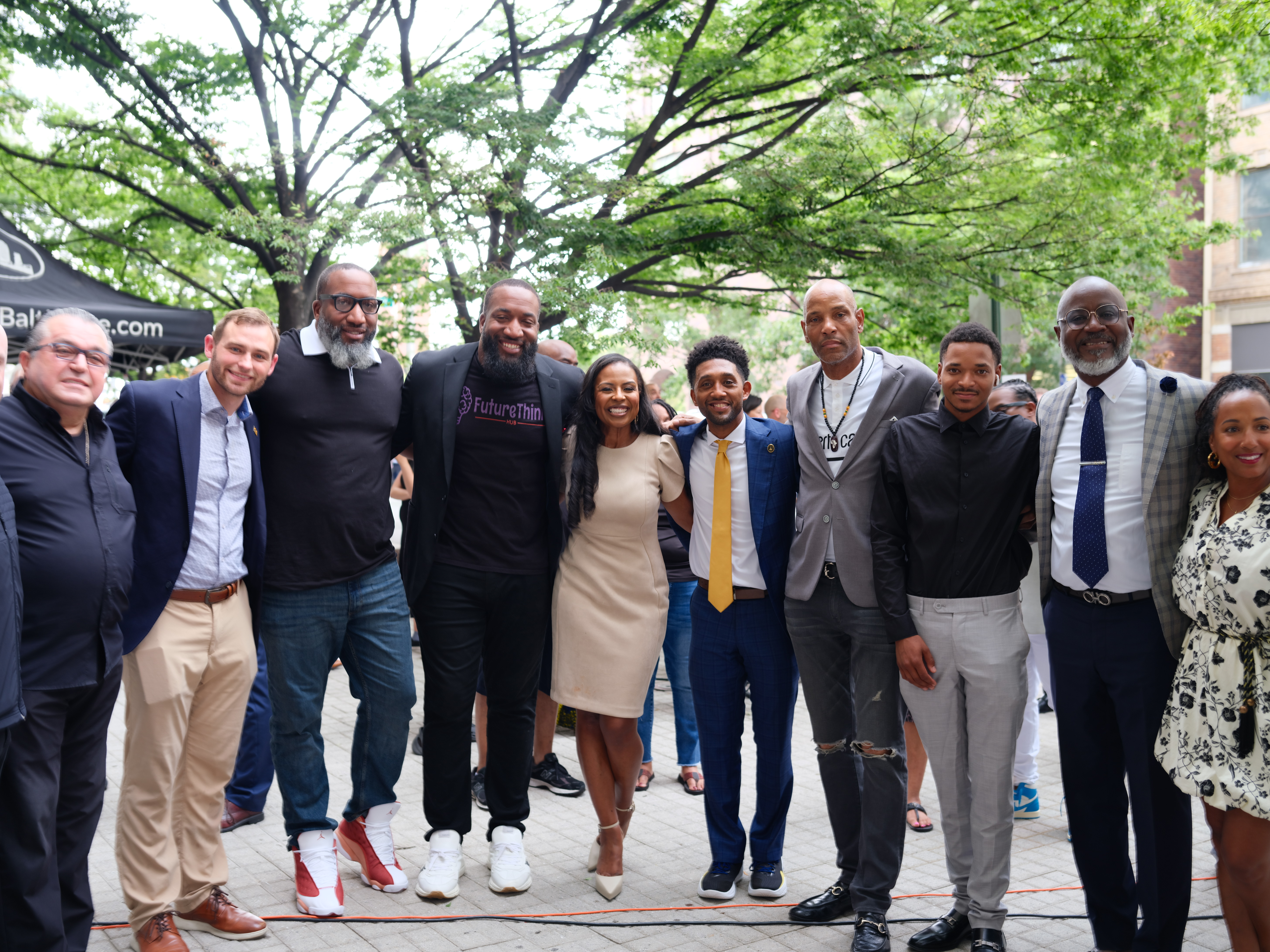 Brandon M. Phillips with Community Leaders